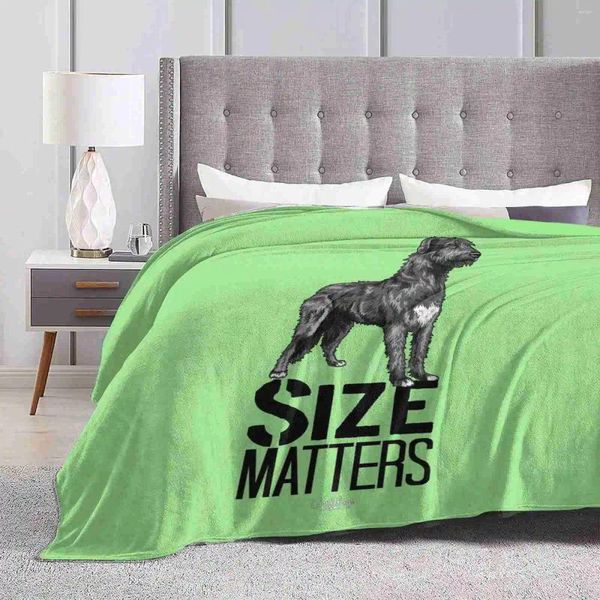Coperte Irish Wolfhound-Size Sala di vendita Coperta di flanella per la casa Wolfhound Irlis Waldogs