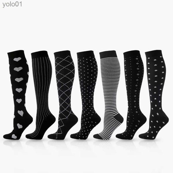 Meias meias 3 pares ultrafinos mulheres meias de seda nylon para senhoras preto branco outono inverno meninas pernas magras sobre o joelho coxa L231016