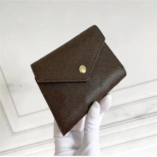 Bolsa de designer de alta qualidade Mulheres Curto Walle Frete Grátis 2023 Novo Mini Bolsas Clássicas com Caixa Senhora Carteiras de Couro Bolsa Titular do Cartão Senhoras Bolsa Verificada Flor