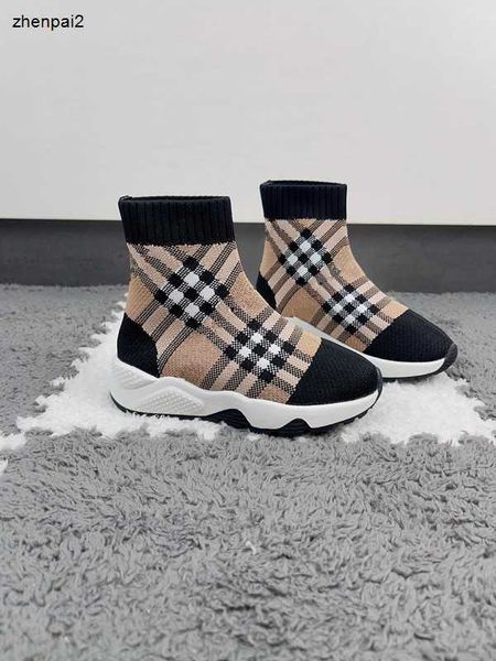 Luxus-Designer-Kinderstiefel, Schneestiefel, coole Sockenschuhe für Kinder, Babys, Kinder, Vintage-Outdoor-Schuhe für Jungen, Winter-Sneaker, inklusive Marken-Schuhkarton