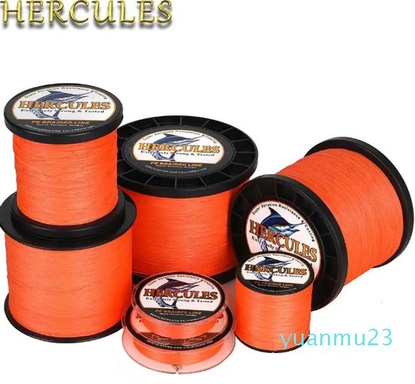 Fili di lenza intrecciata Lenza da pesca intrecciata Multifilamento Filo di lenza per pesci super resistente Hercules di acqua salata