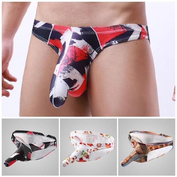 Unterhose Elefant Nase Männer Seidige Penis Sleeve Pouch Briefs Weiche Höschen Sexy Unterwäsche Komfort Knickers UnterwäscheUnderpants268q