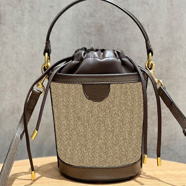 Дизайнерская мини-сумка-ведро с ридикюлем, женские сумки на ремне, кожаная сумка через плечо