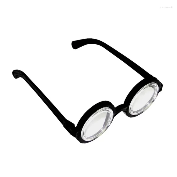 Sonnenbrillenrahmen L93F Vintage Runder Rahmen Zaubererbrille für Teenager Magische Themenpartys Cosplay Werkzeug