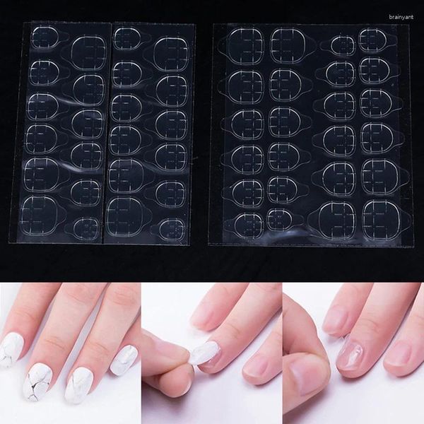 Unhas Falsas 240pcs Fita Adesiva Cola Adesivo Acrílico DIY Dupla Face Ferramenta para Unhas