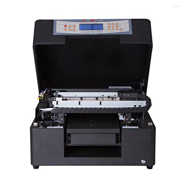 Impressora UV pequena do leito do tamanho A4 da fabricação profissional para a impressão rígida dos materiais