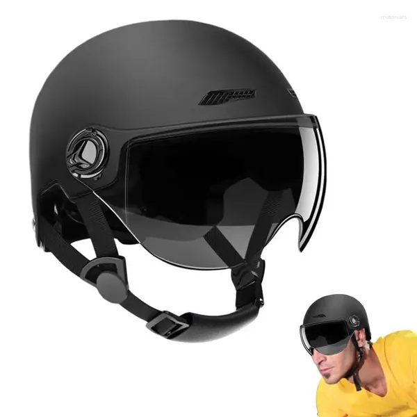 Motorradhelme Vintage Classic Helm Retro Scooter Half Männer Frauen Ultraleicht Radfahren Rennrad Fahrrad