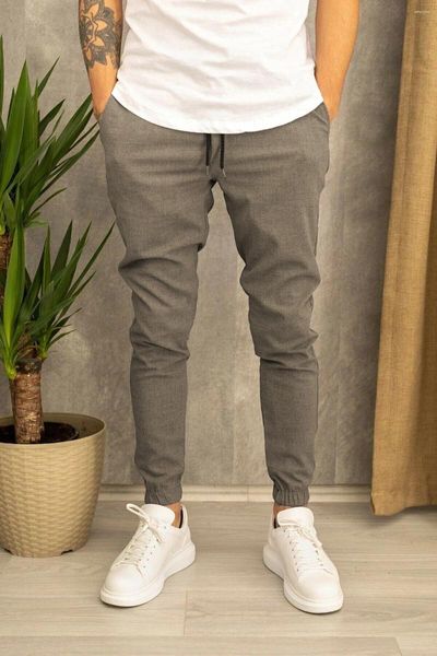 Pantaloni da uomo Giacca da uomo Materiali Matita elastica Autunno Primavera Tasca Pantaloni maschili FYY-10737