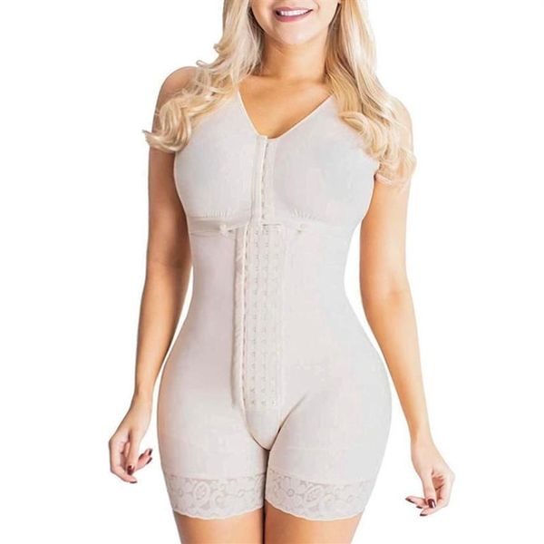 Intimo modellante da donna Shapewear per le donne Chiusura con gancio e occhi Cintura postpartum Vita Trainer Fajas Supporto seno regolabile Tumm2011