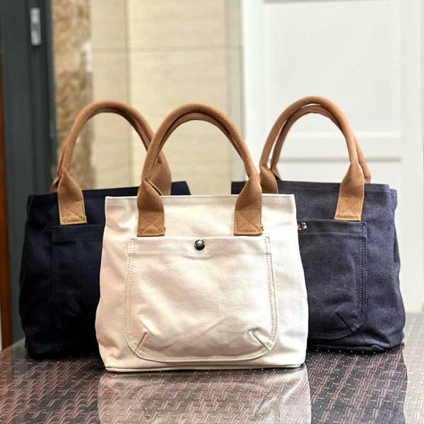 Custodie per borse per cosmetici Borsa in tela artistica della nuova serie Sen Borsa per il pranzo portatile piccola e semplice estiva da donna