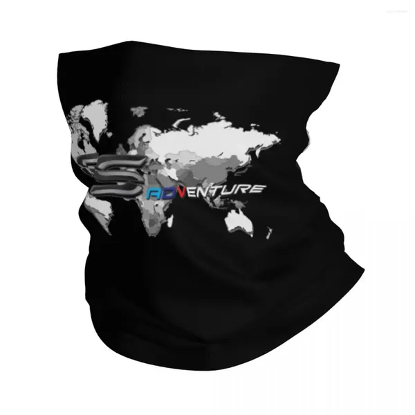 Lenços GS Adventure World Bandana Pescoço Gaiter Impresso Moto Motocicleta Balaclavas Rosto Cachecol Quente Headband Caminhadas Unisex Respirável