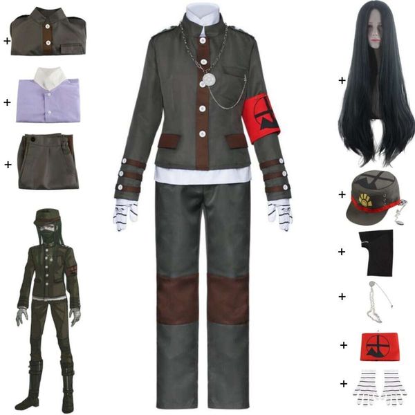 Jogo de cosplay korekiyo shinguji shingji dangan ronpa danganronpa v matando harmonia cosplay traje peruca anime uniforme halloween terno