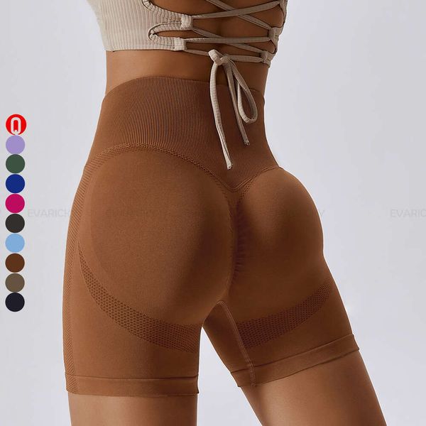 Lu Lu Yoga Mulheres Workout Biker Shorts Compressão Scrunch Butt Contour Shorts Seamless Scrunch Butt Lift Mulheres Academia Fitness Lu Lememm Wokrout