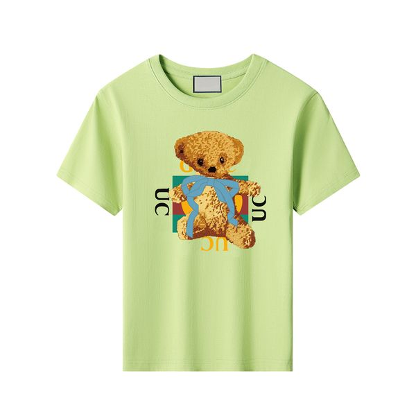 Çocuk için lüks tshirts yüksek kaliteli çocuklar t shirt g tasarımcı bebek giysileri tasarımcıları çocuk üstleri çocuk takım elbise kız tişört baskılı pamuk üstü