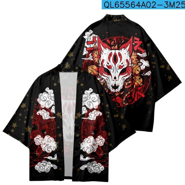 Roupas étnicas Harajuku Moda Impressão Japonês Kimono Tradicional Vintage Streetwear Cardigan Robe Mulheres Homens Haori Top Yukata