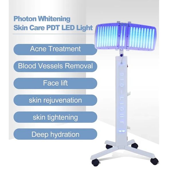 7 LICHT PDT LED-Therapie Hautverjüngung LED PDT Bio-Lichttherapie Aknenarbe Faltenentfernung LED-Licht Hautverjüngungsmaschine