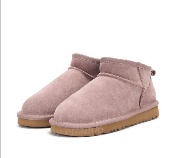 Venda quente ausg clássico curto mini 5854 mulheres ultra mini botas de neve chinelo inverno novo popular tornozelo pele carneiro pelúcia manter botas quentes