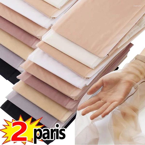 Calzini da donna 1/2 paia Calze sottili trasparenti Tentazione sexy Collant invisibili Leggings Discoteca Collant di seta Collant