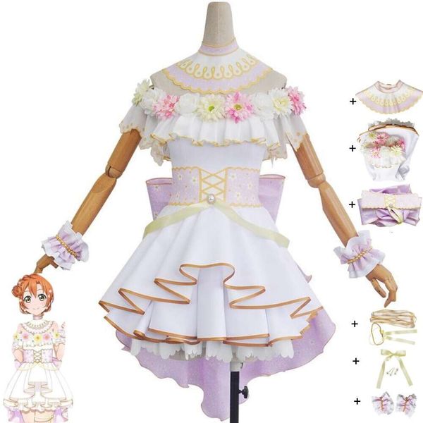 Cosplay Anime Lovelive Love Live S Festival dei fiori Rin Hoshizora Costume cosplay Hallowen Abito da donna sexy Loli Vestito da festa di carnevale