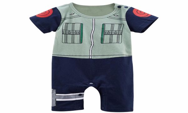 Bebê menino kakashi engraçado traje infantil festa cosplay playsuit criança bonito dos desenhos animados algodão macacão halloween cosplay cos2685996