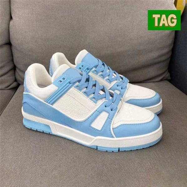 Neue Designer-Schuhe Frühling Herbst flache dicke Sohle kleine weiße Schuhe echtes Leder Mischfarbe runde Zehen-Turnschuhe Schnür-Wanderschuhe Unisex 2024