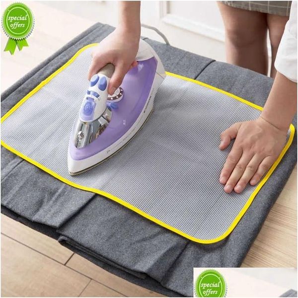 Other Housekeeping Organization 60Cm High Temperature Ironing Board Mesh Protection Cloth Square Er Insation Against Pressing Pad Dhprl