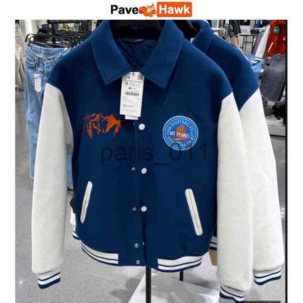 Jaquetas masculinas Vintage Bomber Jacket Homens Grosso Bordado Rua Lã Casaco de Beisebol de Alta Qualidade Patch Work Terno Outono e Inverno x1016