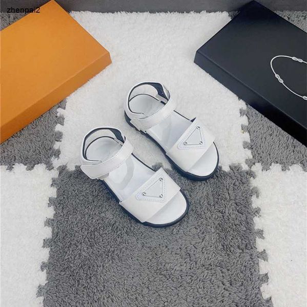 scarpe estive per bambini di lusso sandali per bambini alla moda taglie 26-35 sandali da spiaggia per bambini di alta qualità inclusa scatola di scarpe di marca