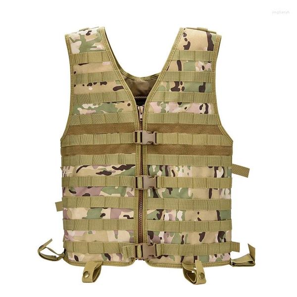 Gilet da uomo Gilet da addestramento militare da combattimento Uomo Smontaggio rapido Leggero tattico multifunzionale CS Campo d'azione dal vivo Armatura