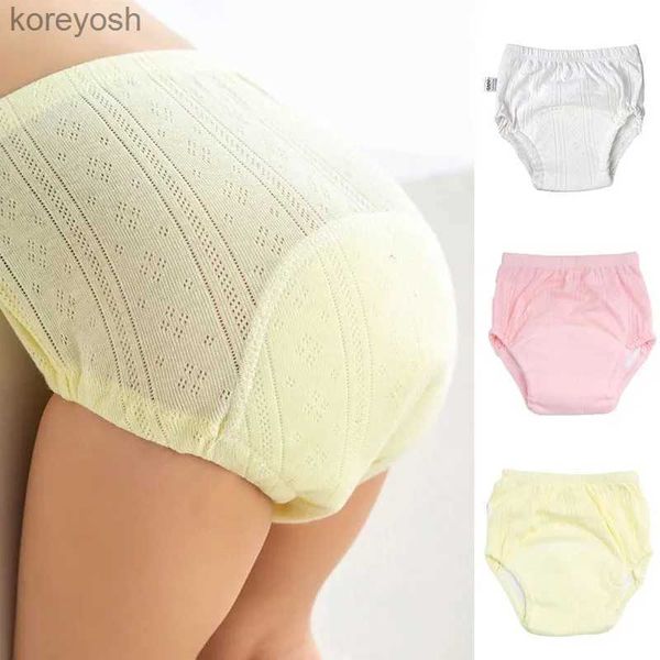 Frisas de pano calças de treinamento recém -nascidas shorts de bebê cor lavaível de cor sólida