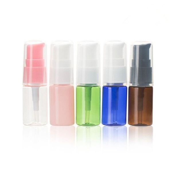 Bottiglia di plastica ricaricabile portatile da 10 ml per il trucco Bottiglie vuote per pompa per lozione Contenitore per campioni cosmetici per viaggi Kdeel