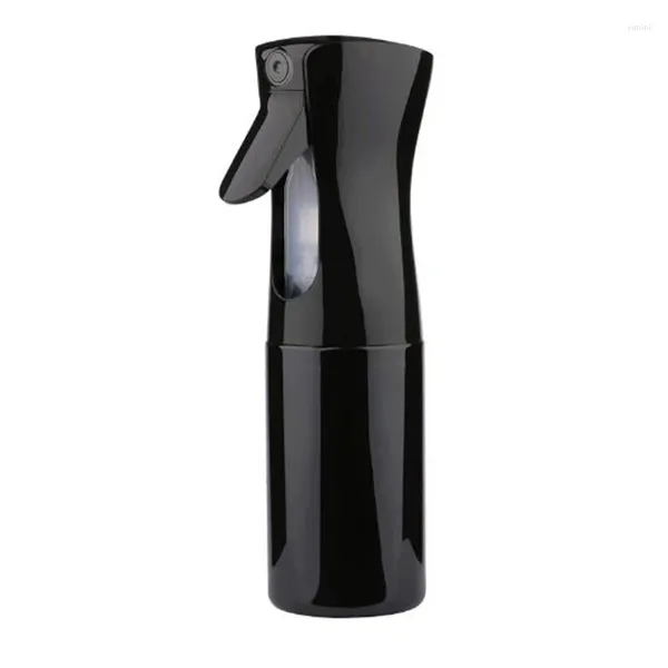 Equipamentos de rega Garrafa de spray de cabelo Contínuo Pulverizador de névoa de aerossol de água Pulverizador-150 ml preto