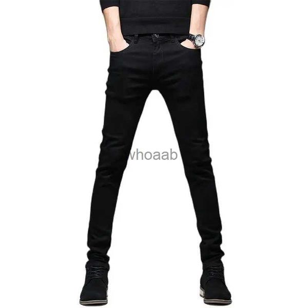 Jeans maschile batmo 2023 nuovi uomini allungare il designer jeans skinny designer brand super elastic drive jeans slim fit slit jeans fashion 2108 yq231016