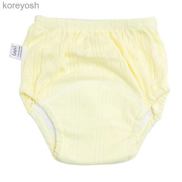 Fraldas de pano para recém-nascidos, calças de treinamento para bebês, cor sólida, roupa íntima lavável, fraldas de pano reutilizáveis, calcinhas infantis31015