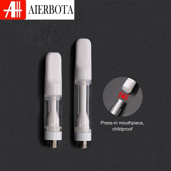 Ultra düşük fiyatlı depo atomizörleri 0.5ml 1.0ml 2.0ml Tam Seramik Arabalar Ampul Pyrex Yağ Cam Kartuş A15 Tek Kullanımlık Vape Kitleri 510 İplik Pil Özelleştirilmiş Logo/Kutu