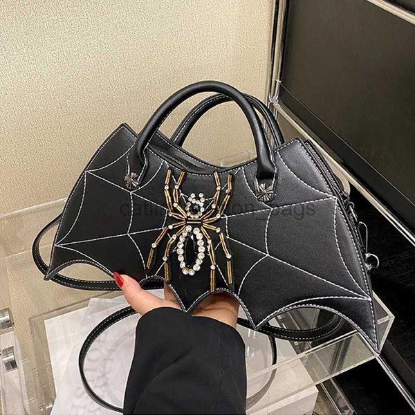 Cross Body Halloween Party Umhängetasche Goth Style Fledermaus Handtasche Geldbörse Punk Designer Tier Kreative Top-Griff-Tasche Bagscatlin_fashion_bags