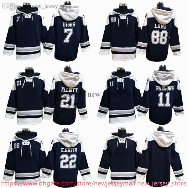 DIY Designer Dak Prescott Hoodie Herren Kinder Frau CeeDee Lamb Ezekiel Elliott Winter Plüsch Pullover Mit Kapuze Ins Mode Jugend Studenten Frühling und Herbst Team Hoodies