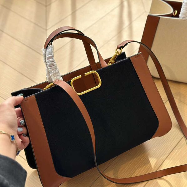 V Tweed-Einkaufstasche Damen Designer-Tasche Reisetaschen Zuckerrohr Tote Luxus Hochwertige Canvas-Tasche Geldbörsen Handtasche 230615