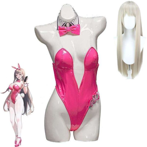 Gioco Cosplay Nikkethe Dea Della Vittoria Viper Costume Cosplay Parrucca Anime Donna Sexy Bunny Girl Uniforme Rosa Tuta Hallowen Suit