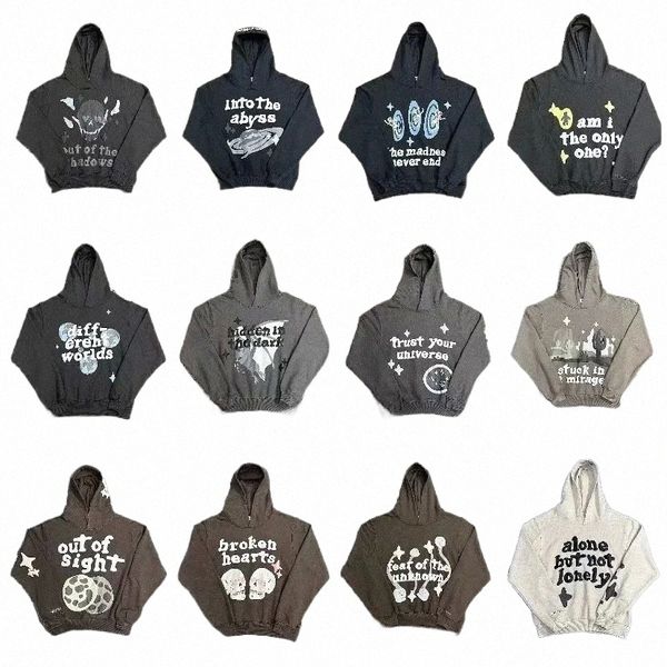 Broken Planet Männer Hoodie Herren Trainingsanzüge Designer Pullover Anzug Luxus Mode Sweatshirt reine Baumwolle Brief gedruckt Liebhaber gleiche Kleidung S-5XL 49yW #