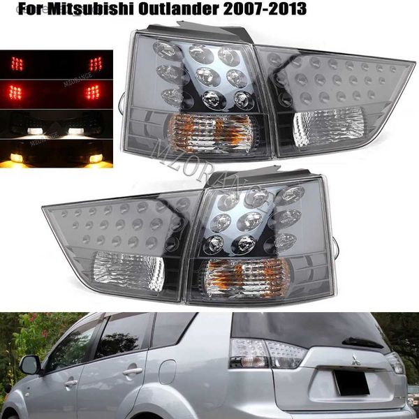 Luzes traseiras do carro Luzes traseiras traseiras para Mitsubishi Outlander EX Phev 2007 2008 2009 2010 2011 2012 2013 LED Stop Brake Turn Signal Acessórios para carro Q231017