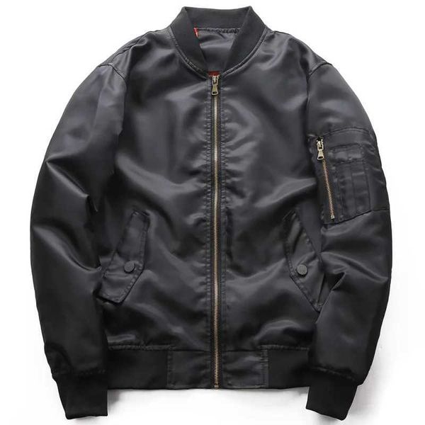 Giacche da uomo Bomber da uomo 2023 Nuova primavera Autunno Giacche da baseball maschili Pilota da uomo Outwear Cappotto verde militare con cerniera Uniforme tattica da uomo J240125