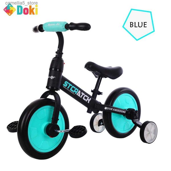 Bisiklet sürüyorlar Bebek Denge Bisiklet Yürümeyi Öğrenin Denge Algılama Çocuklar İçin Ayak Pedalı Binicilik Oyuncakları Bebek Toddler 1-5 Yıllık Çocuk Üç Tekerlekli Bisiklet Bisikleti Q231018