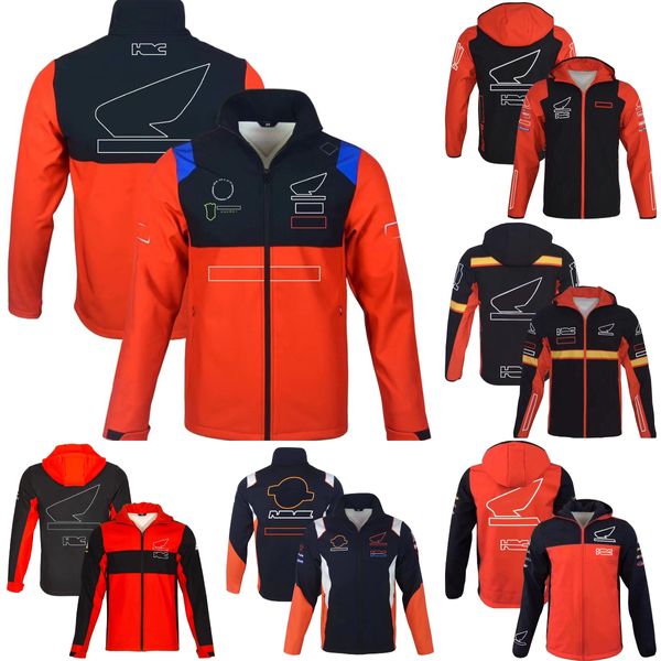 2023 neue Moto Team Hoodie Jacke Motorrad Reiten Jacken Herbst Winter männer Warme Outdoor Jacke Motocross Winddicht Zip Jacke