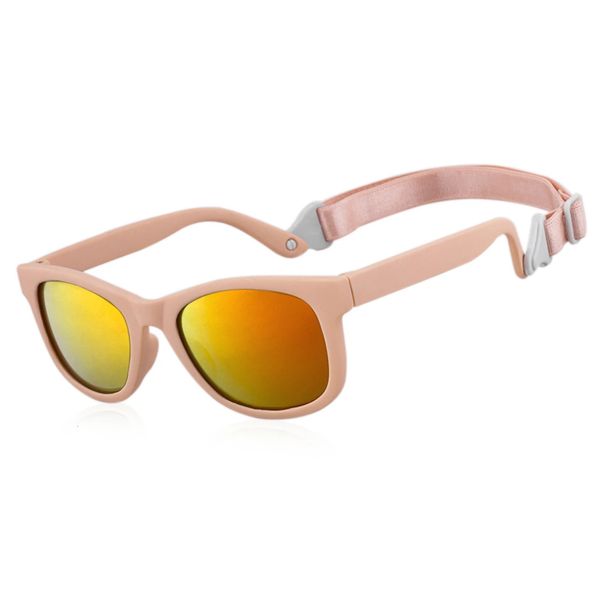 Occhiali da sole JULI Occhiali da sole per bambini 0-24 mesi BPA Free Infant Cute Sun Glasses UV400 Sport all'aria aperta per ragazze Ragazzi con cinturino regolabile 7002 231017