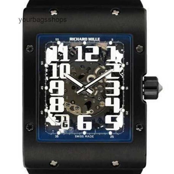 Herren Watch Watch Arms Watch RM Armbandwatch RM016 Extra Flat RM016 Al Ti Titanium Herren Uhrenpapier Z9zi