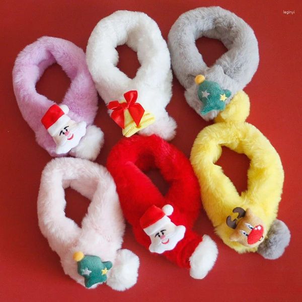 Hundebekleidung Schal Katze Weihnachten Herbst Winter Warmer Hals Haustier Jahr Kleiner Teddy Malteser Yorkshire Schmuck Accessoires