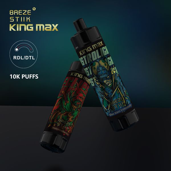 Оригинальная электроника BREZE King Max UP TO10000 850 мАч 20 мл