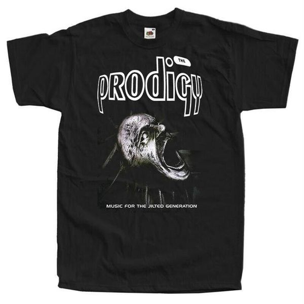 Мужские футболки The Prodigy Music For Jilted Generation, черная футболка, размеры S-3Xl, хлопковые мужские топы, крутая футболка с круглым вырезом, футболка237x