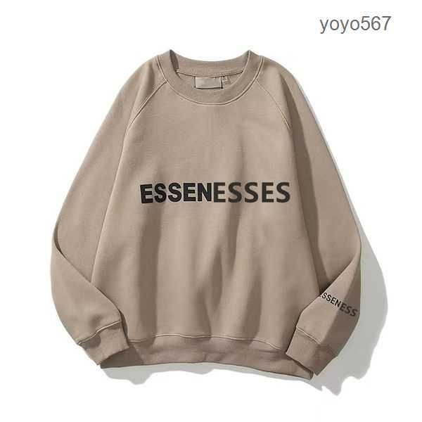 Sweatshirts Fleece Warm Essent Hoodie Essentialhoody Graphic Herren Damen Hoody für Männer Damen Kleidung Ess Kleidung Schwarz Grau Weiß Größe 2R8Y